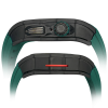 carbon fiber case - Green Strap